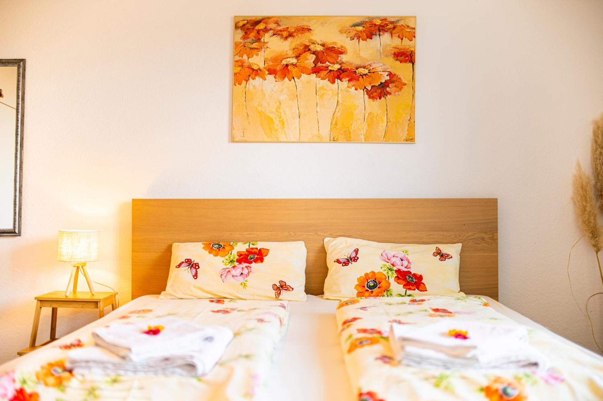 Modernes 2-Zimmer-Apartment Mit Balkon Und Netflix Jena Exteriör bild