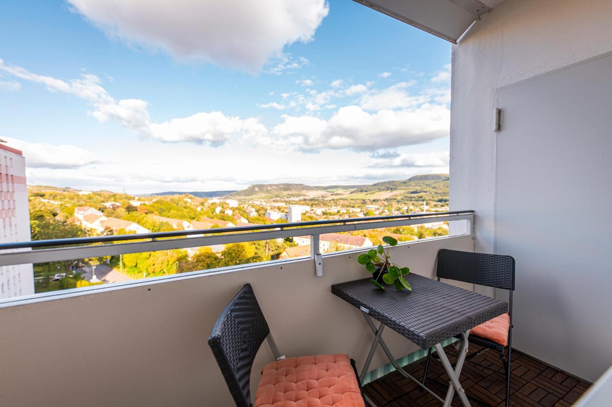 Modernes 2-Zimmer-Apartment Mit Balkon Und Netflix Jena Exteriör bild