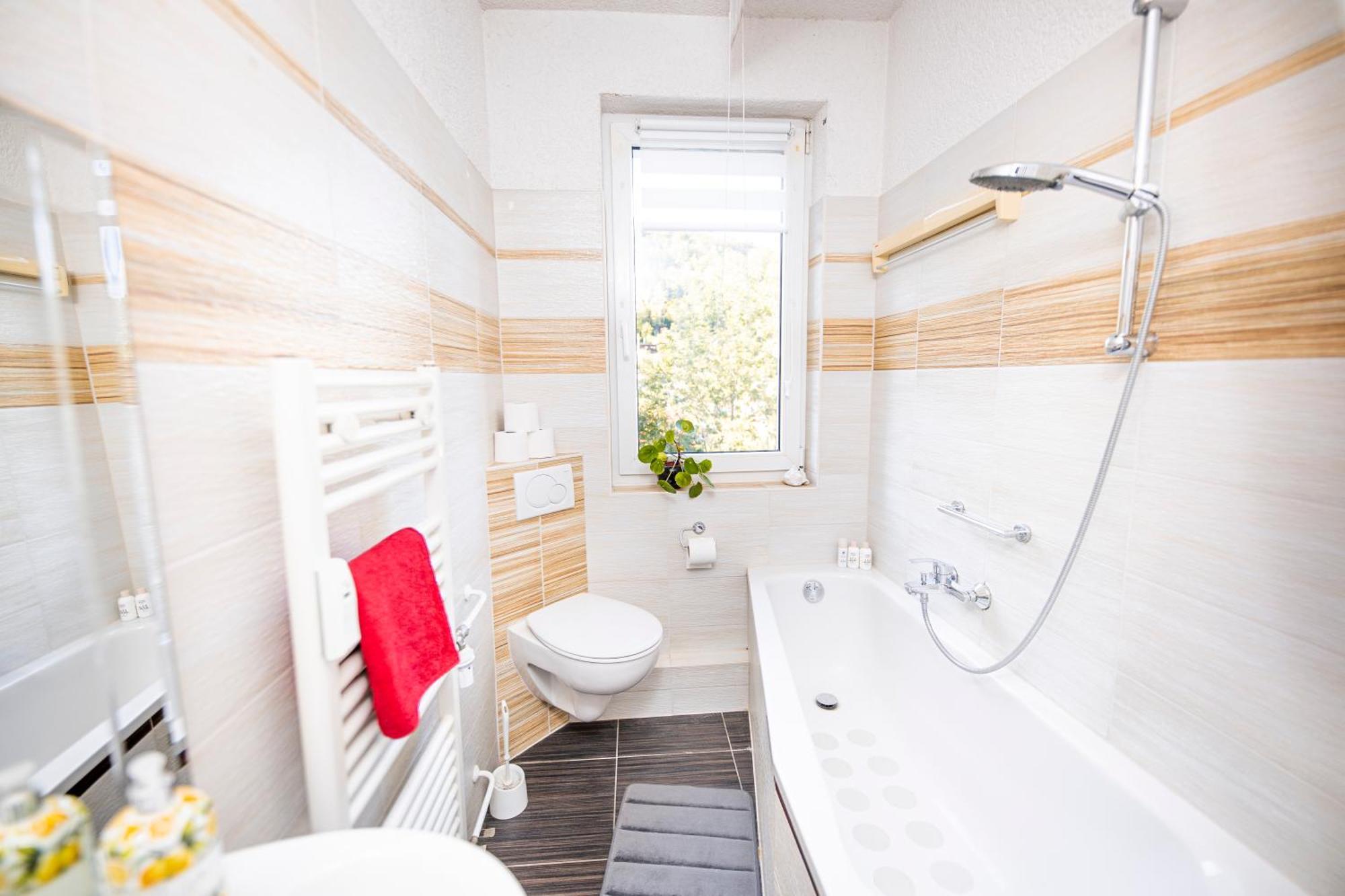 Modernes 2-Zimmer-Apartment Mit Balkon Und Netflix Jena Exteriör bild