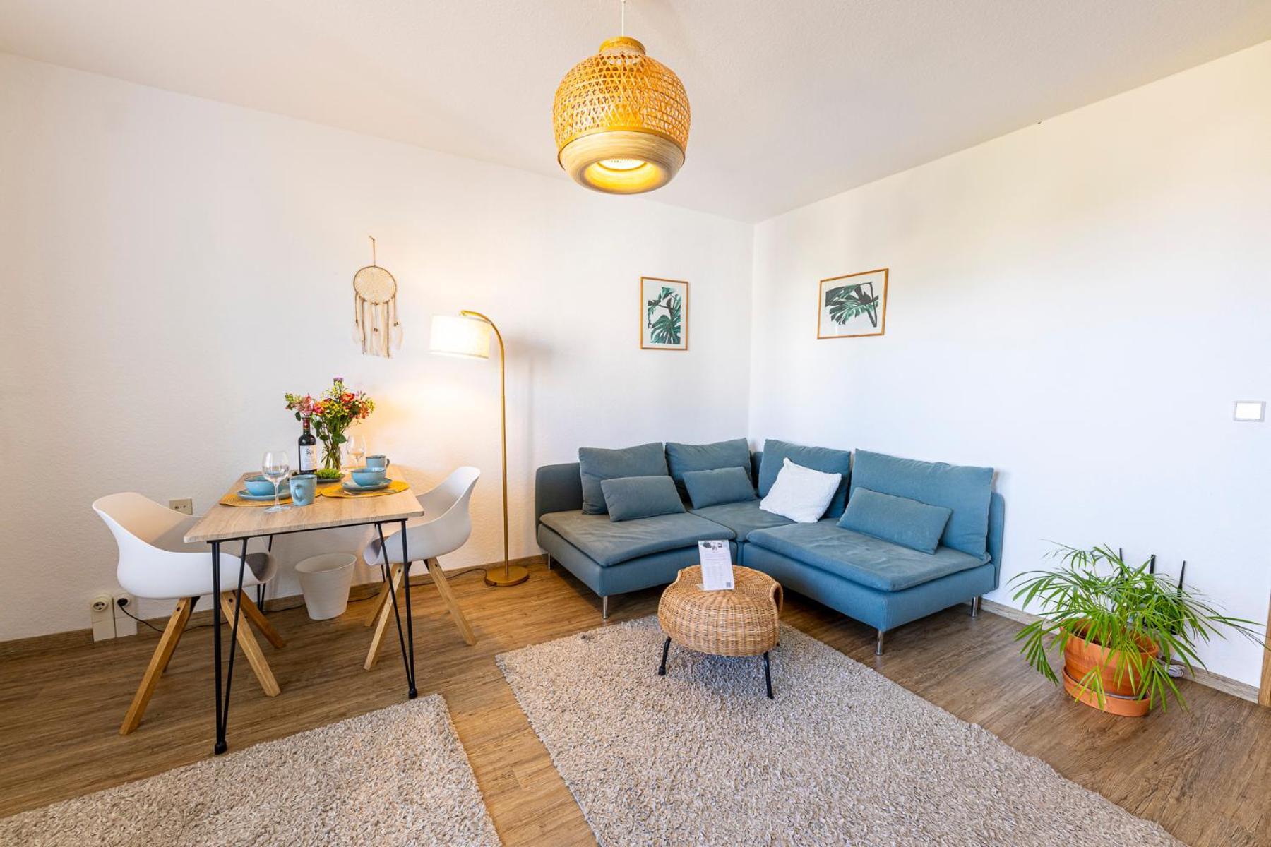 Modernes 2-Zimmer-Apartment Mit Balkon Und Netflix Jena Exteriör bild